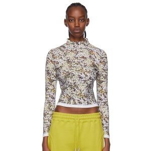 Eckhaus Latta Mock Neck Crop Top
